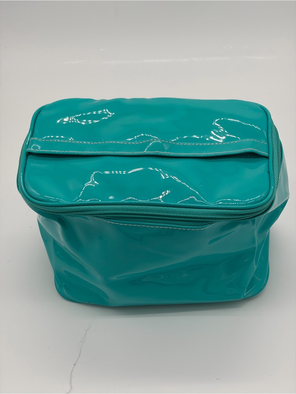 Clinique Shiny Teal Cosmetic Case